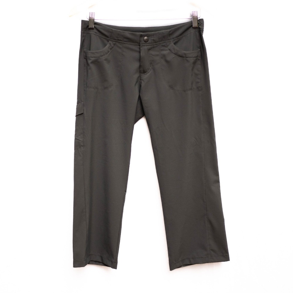 Patagonia Pants Womens 2 Gray Cropped Capri Outdoor Camping Hiking Climbing